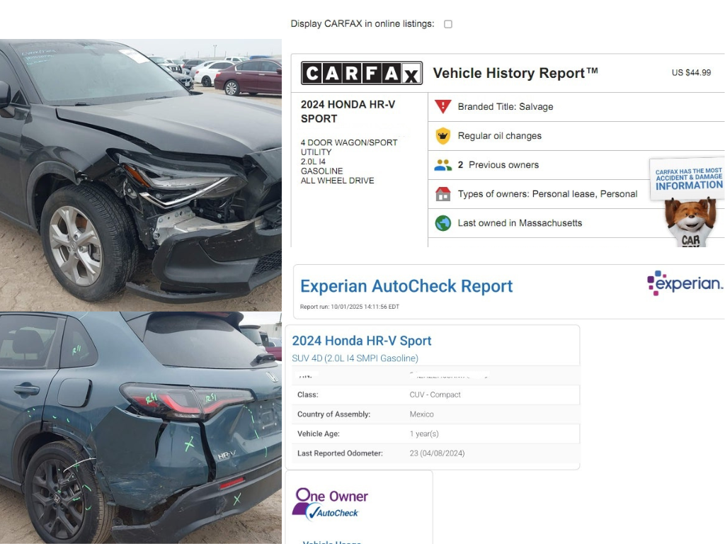 Начало hr v сайт carfax стъпка 2